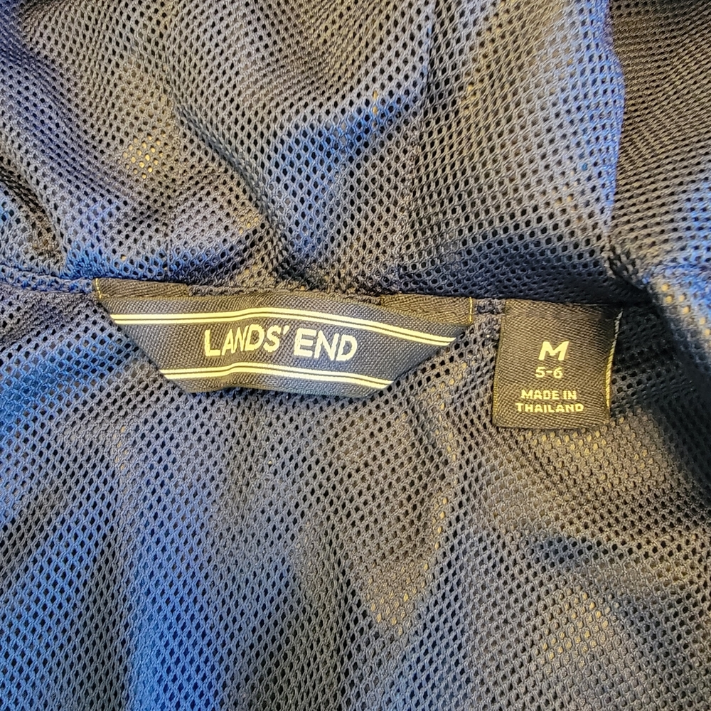 Lands' End Kids Blue Raincoat - Picture 6 of 8